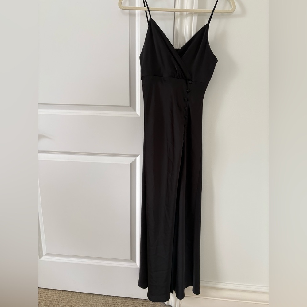 Zara Black Slip Dress
